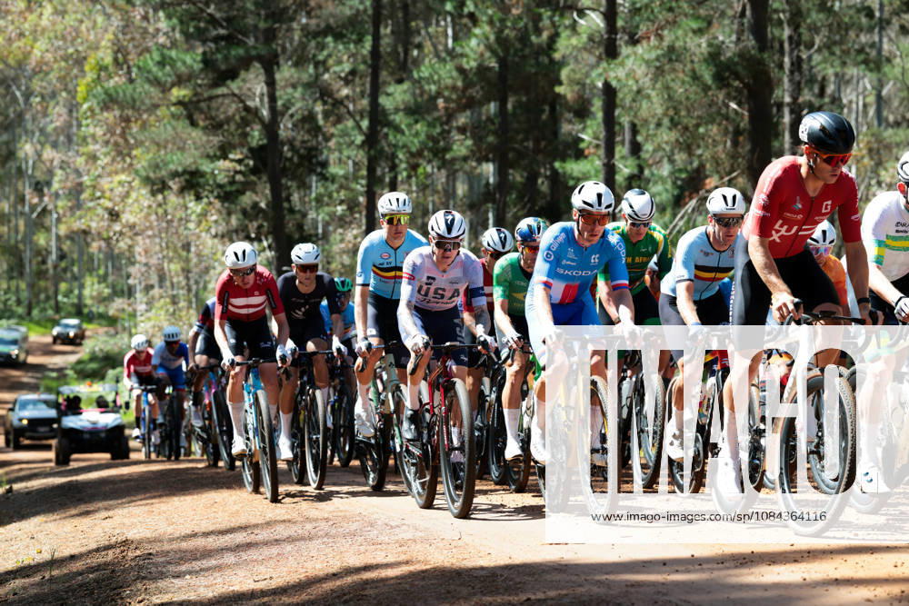 2026 UCI Gravel World Championships Picture by James Raison SWpix.com - 11 10 2026 - Cycling - 2026 UCI Gravel World Championships - Nannup, Western Australia, Australia - Mens Elite - USA, Belgium