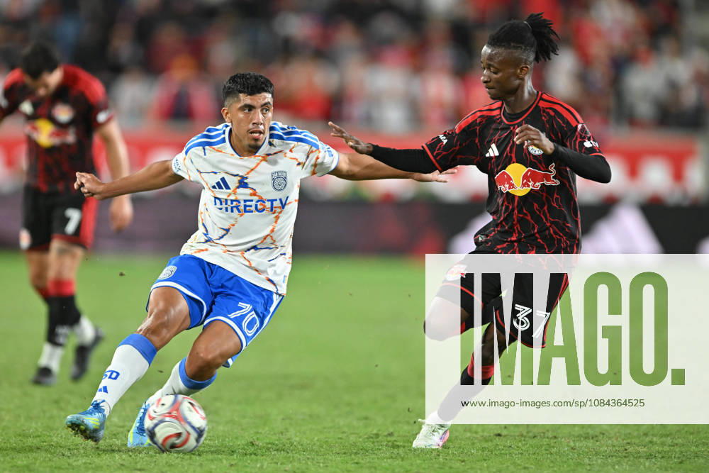 Harrison, New Jersey United States of America. 10 Oct, 2026. San Diego FC forward ANDERS DREYER (10) and New York Red Bulls forward MOHAMMED SOFO (37) in action at Sports Illustrated Stadium New York defeats San Diego 4 to 1. Credit: , Jr. Zuma Press Harrison United States of America - ZUMAa301 20261010_aaf_a301_002