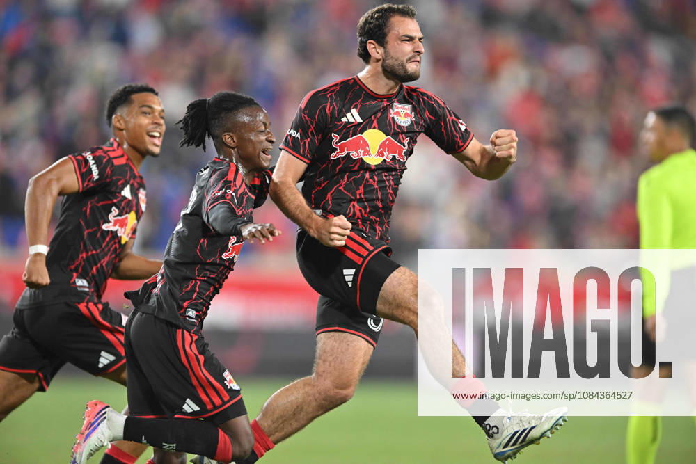 Harrison, New Jersey United States of America. 10 Oct, 2026. New York Red Bulls defender DEVIN PADELFORD (59) celebrates his first goal of the season at Sports Illustrated Stadium New York defeats San Diego 4 to 1. Credit: , Jr. Zuma Press Harrison United States of America - ZUMAa301 20261010_aaf_a301_004