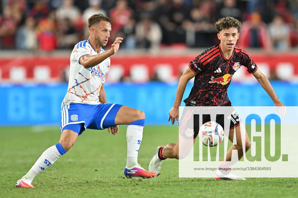 Harrison, New Jersey United States of America. 10 Oct, 2026.San Diego FC forward MARCUS INGVARTSEN (7) and New York Red Bulls midfielder ADRI MEHMETI (15) in action at Sports Illustrated Stadium New York defeats San Diego 4 to 1. Credit: , Jr. Zuma Press Harrison United States of America - ZUMAa301 20261010_aaf_a301_019