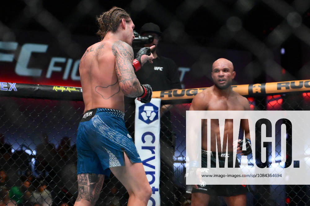 BRENDAN ALLEN defeats CHRISTIAN LEROY DUNCAN by submission (rear-naked choke) at 2:46 of Round 5 during UFC Fight Night night the Meta APEX in Las Vegas. Las Vegas USA - ZUMAo117 20261010_zsp_o117_032