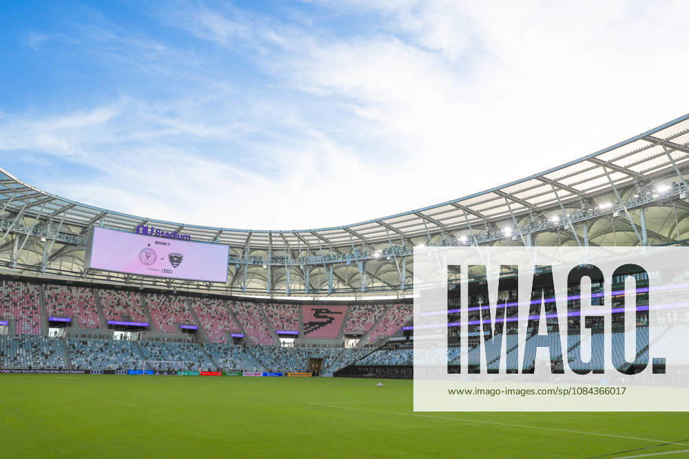 MIAMI, FL - OCTOBER 10: A general view of the NU Stadium ahead of a 2026 MLS, Fussball Herren, USA soccer match between Inter Miami CF and DC United on October 10, 2026 being played at NU Stadium, Miami, Fla.(Photo by Chris Arjoon Icon Sportswire). SOCCER: OCT 10 MLS Inter Miami CF vs DC United Icon2610100000007