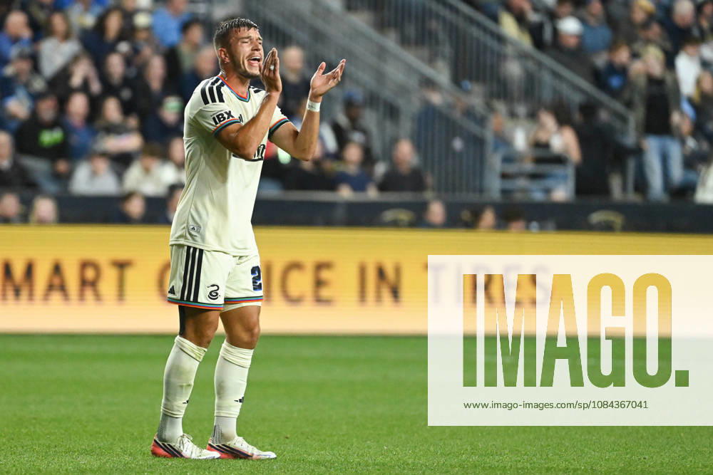 Philadelphia Union Vs Real Salt Lake - October 10, 2026 Kai Wagner 27 of the Philadelphia Union applauds his teammates during the Major League Soccer 2026 match between Philadelphia Union and Real Salt Lake at Subaru Park in Chester, Pennsylvania, on October 10, 2026. Philadelphia United States