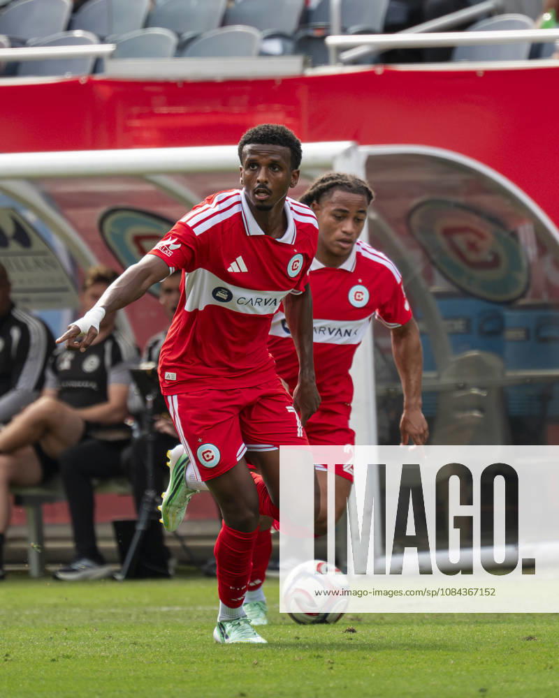 Chicago Fire FC V New York City FC - MLS, Fussball Herren, USA - October 10, 2026 Maren Haile-Selassie ( 7) of Chicago Fire FC is in action during the match between Chicago Fire FC and New York City FC at Soldier Field Stadium in Chicago, United States, on October 10, 2026. Chicago IL United States
