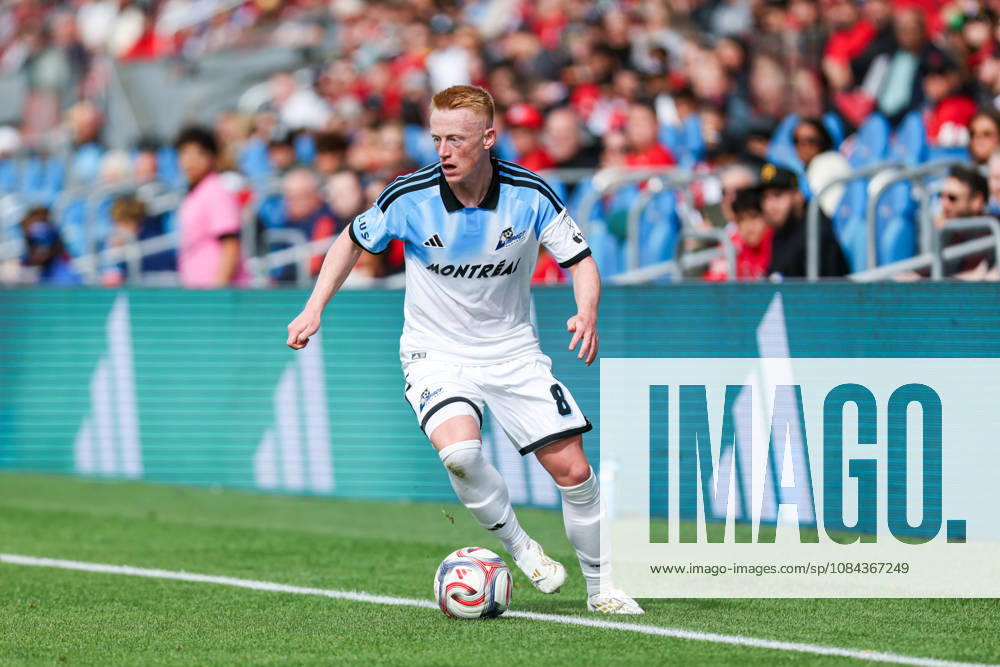 Toronto FC v CF Montreal Matty Longstaff 8 of CF Montreal controls the ball during a Major League Soccer game between Toronto FC and CF Montreal at BMO Field in Toronto, Ontario, Canada, on October 10, 2026. Toronto Ontario Canada