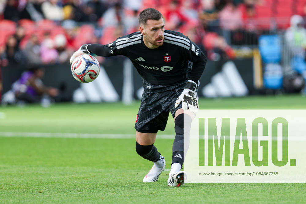 Toronto FC v CF Montreal Luka Gavran 1 of Toronto FC passes the ball during a Major League Soccer game between Toronto FC and CF Montreal at BMO Field in Toronto, Ontario, Canada, on October 10, 2026. Toronto Ontario Canada