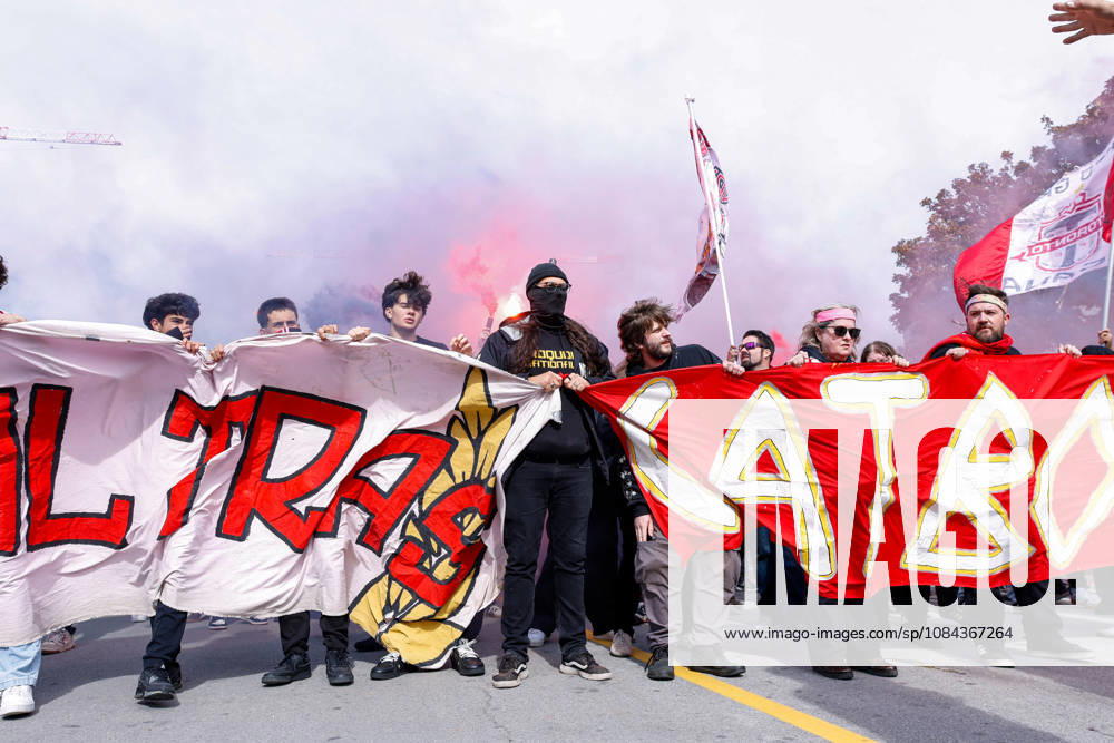 Toronto FC v CF Montreal Toronto FC fans march toward BMO Field before the start of the Major League Soccer game between Toronto FC and CF Montreal in Toronto, Canada, on October 10, 2026. Toronto Ontario Canada