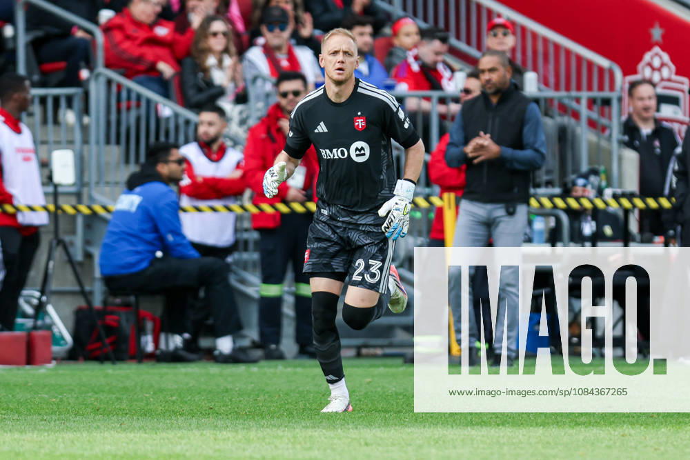 Toronto FC v CF Montreal William Yarbrough 23 of Toronto FC is substituted in to replace the injured Luka Gavran during a Major League Soccer game between Toronto FC and CF Montreal at BMO Field in Toronto, Ontario, Canada, on October 10, 2026. Toronto Ontario Canada