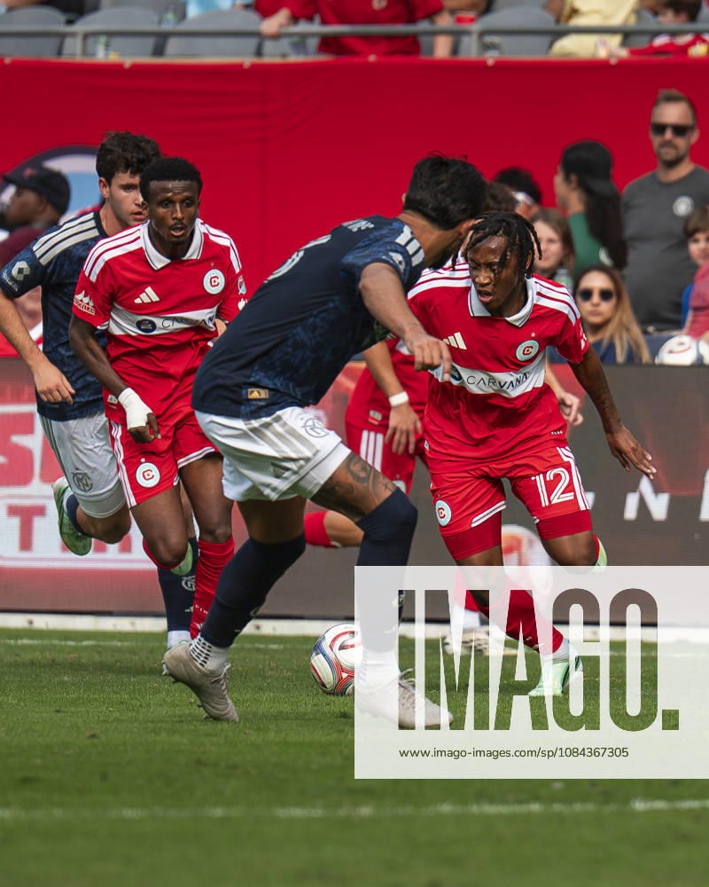 Chicago Fire FC V New York City FC - MLS, Fussball Herren, USA - October 10, 2026 Puso Dithejane ( 12) of Chicago Fire FC plays during the match between Chicago Fire FC and New York City FC at Soldier Field Stadium in Chicago, United States, on October 10, 2026. Chicago IL United States