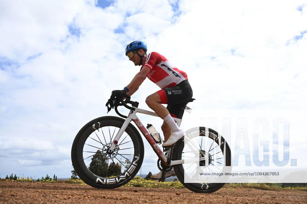 2026 UCI Gravel World Championships Picture by Zac Williams SWpix.com - 11 10 2026 - Cycling - 2026 UCI Gravel World Championships - Nannup, Western Australia, Australia - Mens Elite - Lukas Pöstlberger (Austria)