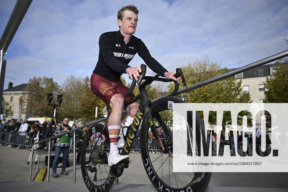 Paris Tours 2026 Cycling Race TOURS, FRANCE - OCTOBER 11 : Stites Tyler (USA) of Modern Adventure Pro Cycling during the 120th edition of Paris Tours an UCI ProSeries 1.Pro one day cycling road race for Men Elite of 216.2 km with start in Chartres and finish in Tours on October 11, 2026 in Tours, France, 11 10 2026 ( Motordriver Guy De Vuyst - Tours France