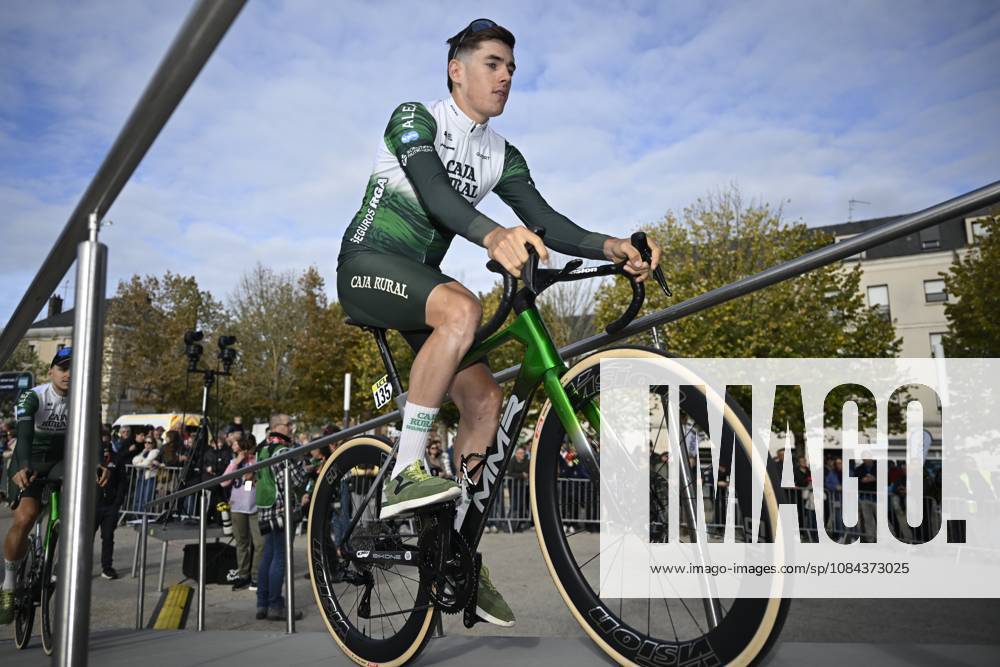 Paris Tours 2026 Cycling Race TOURS, FRANCE - OCTOBER 11 : Laronde Ellande (FRA) of Caja Rural - Seguros RGA during the 120th edition of Paris Tours an UCI ProSeries 1.Pro one day cycling road race for Men Elite of 216.2 km with start in Chartres and finish in Tours on October 11, 2026 in Tours, France, 11 10 2026 ( Motordriver Guy De Vuyst - Tours France