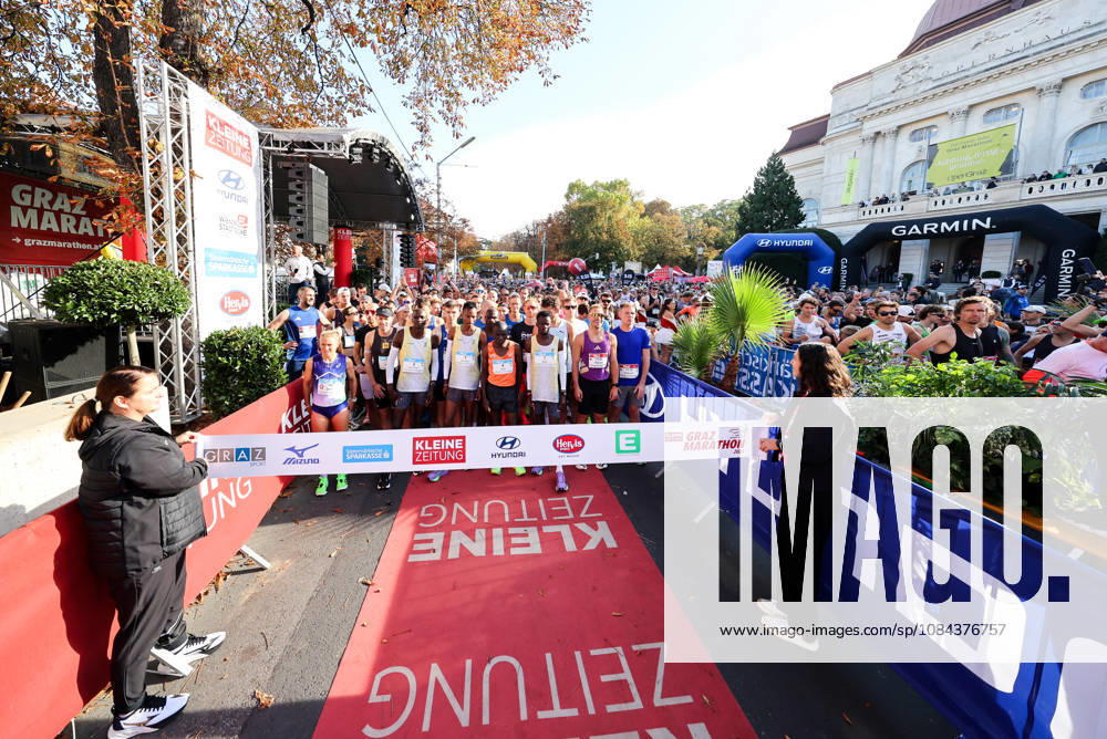 RUNNING - Graz Marathon 2026 GRAZ,AUSTRIA,11.OCT.26 - RUNNING - Graz Marathon. Image shows Julia Mayer (AUT), Simon Thuku Muchai (KEN), John Maina Ndirangu (KEN), Gilbert Chumba (KEN) and Adams Kiprop (KEN). GEPAxpictures Klansek