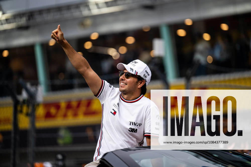 F1 - SINGAPORE GRAND PRIX 2026 PEREZ Sergio (mex), Cadillac F1 Team MAC-26, portrait during the 2026 Formula 1 Singapore Grand Prix, 17th round of the 2026 Formula One World Championship, WM, Weltmeisterschaft from October 9 to 11, 2026 on the Marina Bay Street Circuit, in Singapore, Singapore - SingaporeSingapore