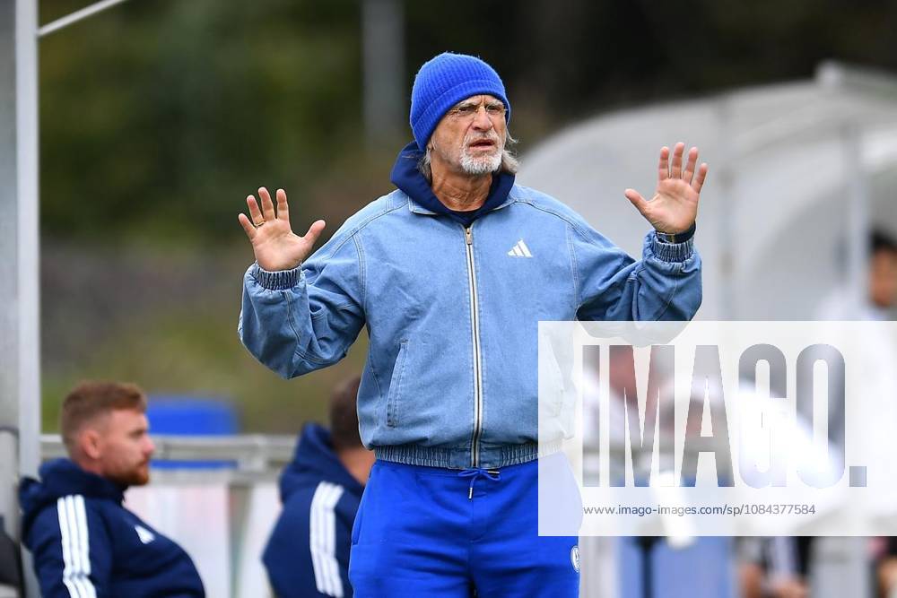 Fußball U19 DFB-Nachwuchsliga - Vorrunde Gruppe H 7.SPIELTAG: Schalke 04 U19 - Fortuna Düsseldorf U19 am 11.10.2026 im Parkstadion in Gelsenkirchen Norbert Elgert ( Trainer Schalke 04 U19 ) Deutschland Nordrhein-Westfalen Gelsenkirchen