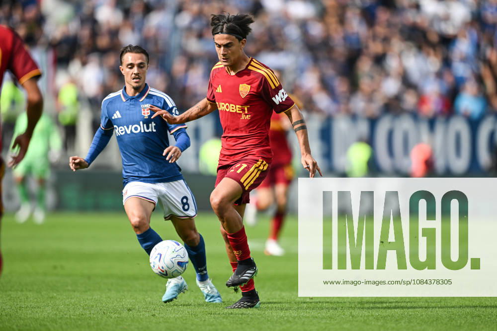 Paulo Dybala of AS Roma in action during the Serie A soccer match between Como Calcio and AS Roma at the Giuseppe Sinigaglia stadium in Como, north Italy - October 11, 2026 - Soccer.