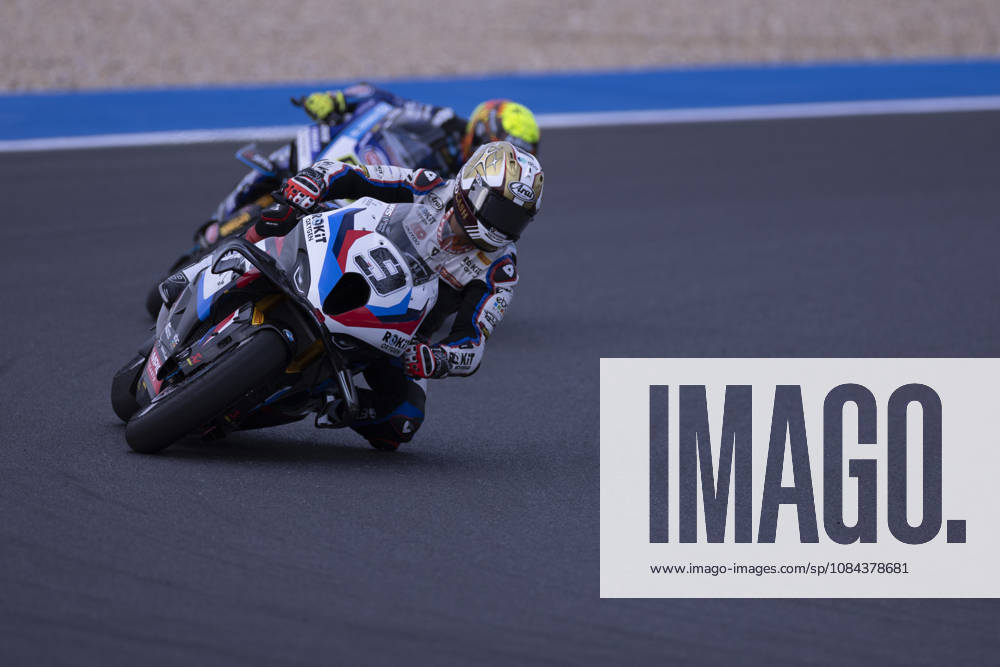 ESTORIL, PORTUGAL - OCTOBER 11: Danilo Petricci of Italy and Rokit BMW Motored WorldSBK Team competes during the Superpole Race during day three of the World Superbikes Estoril Round at Circuito Estoril on October 11, 2026 in Estoril, Portugal Cascais Portugal - ZUMAl192 20261011_zsp_l192_029