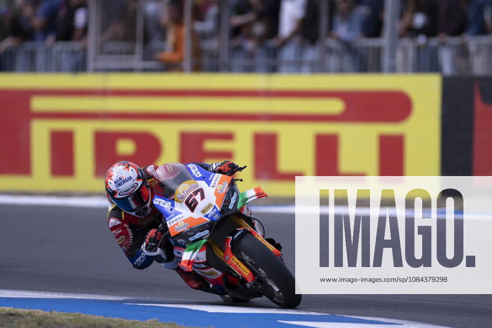 ESTORIL, PORTUGAL - OCTOBER 11: Alberto Surra of Italy and Motocross Racing competes during the Superpole Race during day three of the World Superbikes Estoril Round at Circuito Estoril on October 11, 2026 in Estoril, Portugal Cascais Portugal - ZUMAl192 20261011_zsp_l192_065