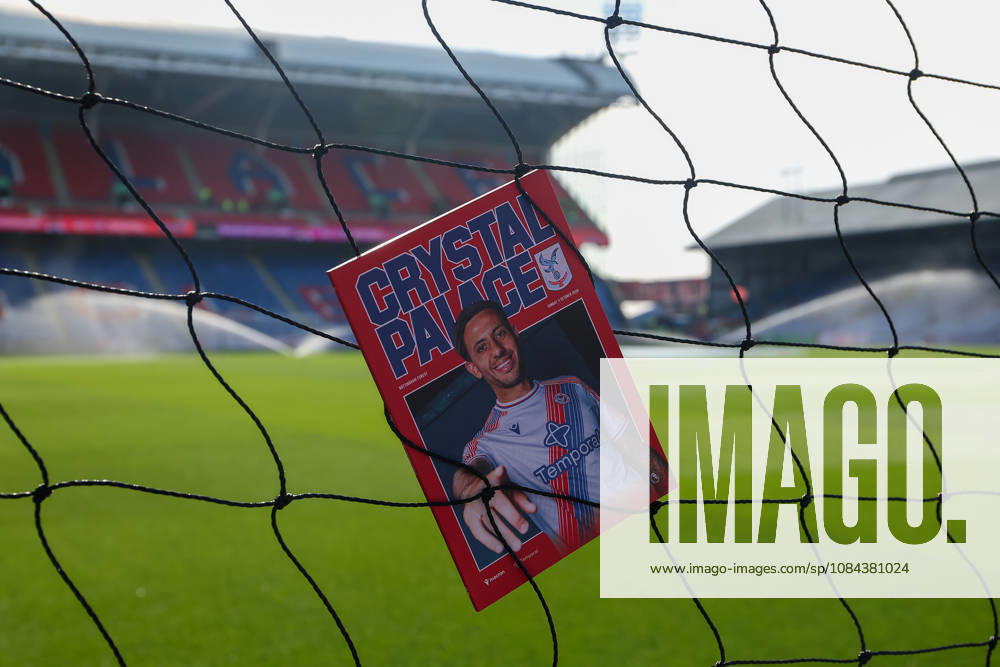 11th October 2026; Selhurst Park, London, England; Premier League Football, Crystal Palace versus Nottingham Forest; Matchday programme KatiexChan