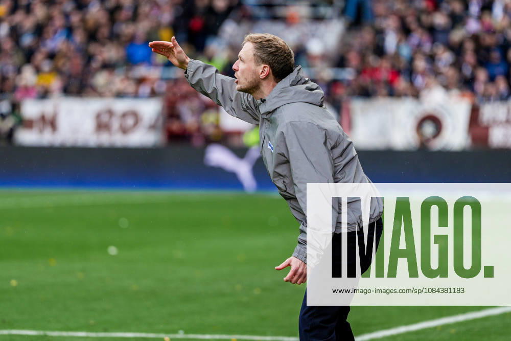 Deutschland: Fußball 2. Bundesliga 2026 27, 7. Spieltag FC St. Pauli vs Karlsruher SC Millerntor-Stadion (Hamburg St. Pauli): Maximilian Senft (Karlsruher SC, Trainer)