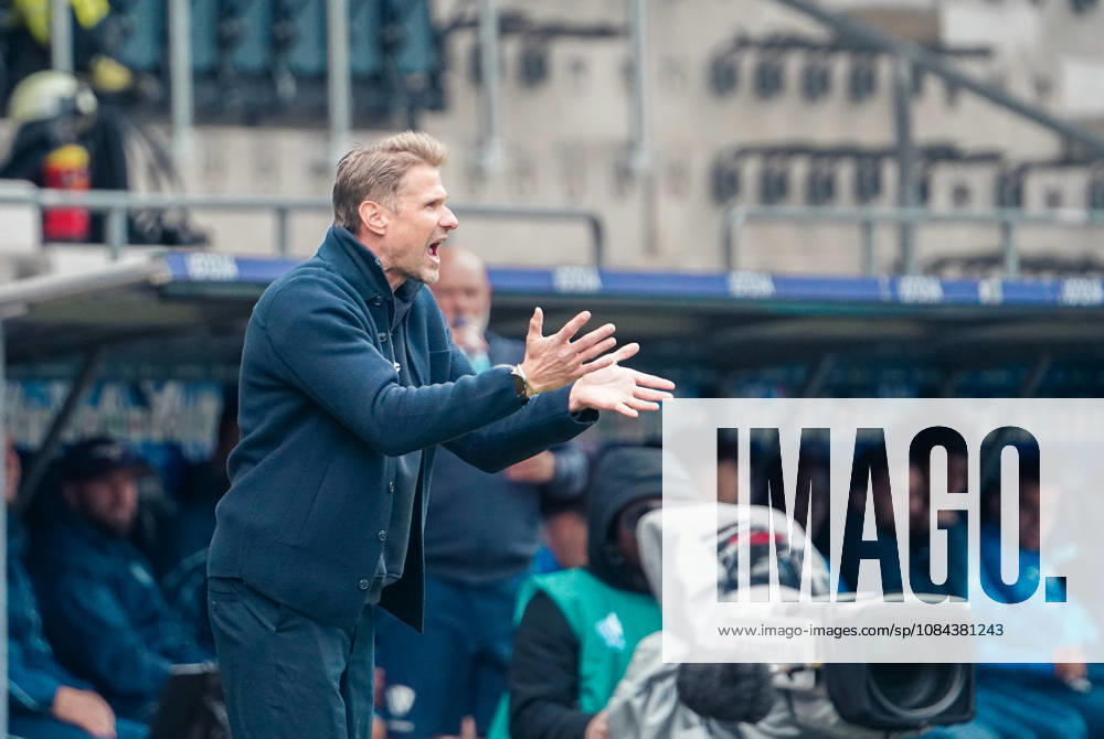 Deutschland: Fussball 2.Bundesliga 2026 2027, 7. Spieltag - VfL Bochum vs Arminia Bielefeld - Vonovia Ruhrstadion (Bochum): Geste, Gestik, Emotion Oliver Kirch (Trainer Arminia Bielefeld)