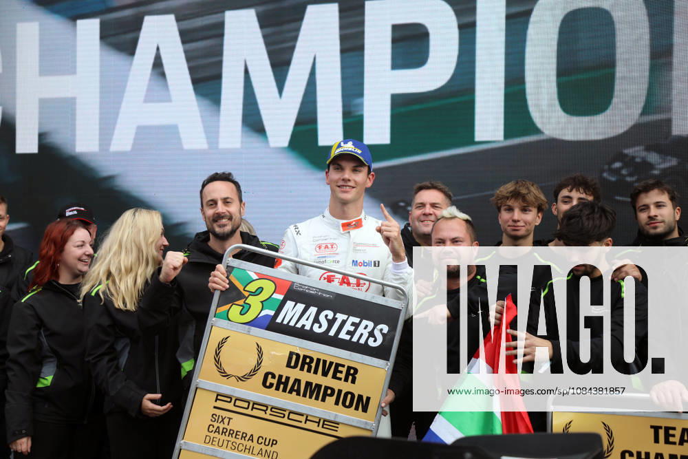 Porsche Sixt Carrera Cup Deutschland Finale Hockenheimring 09. - 11. Oktober 2026 Porsche Sixt Carrera Cup Deutschland Finale Hockenheimring 09. - 11. Oktober 2026 Rennen Sonntag Im Bild: Keagan Masters (RSA) Porsche Sixt Carrera Cup Champion 2026