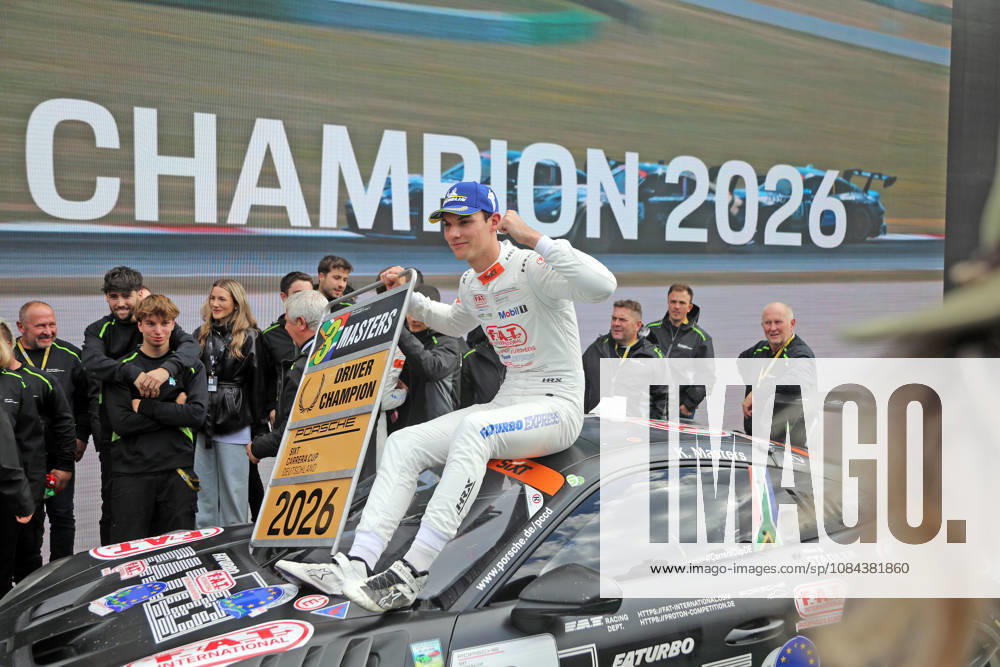 Porsche Sixt Carrera Cup Deutschland Finale Hockenheimring 09. - 11. Oktober 2026 Porsche Sixt Carrera Cup Deutschland Finale Hockenheimring 09. - 11. Oktober 2026 Rennen Sonntag Im Bild: Keagan Masters (RSA) Porsche Sixt Carrera Cup Champion 2026