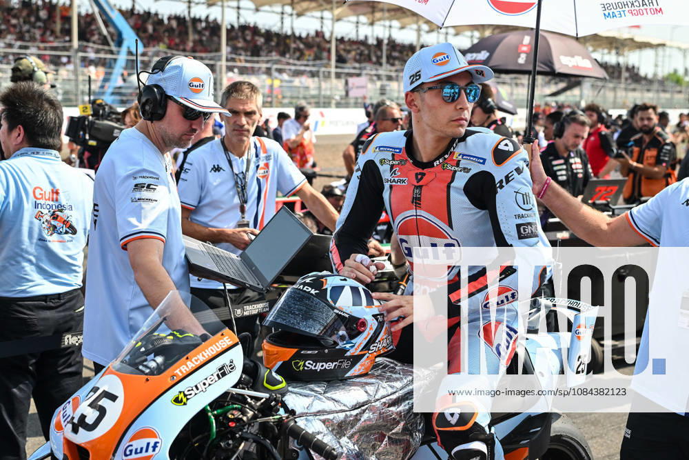 MOTO - MOTO GP - GRAND PRIX OF INDONESIA 2026 FERNANDEZ Raul (spa), Trackhouse MotoGP Team, Aprilia RS-GP26, portrait, starting grid, grille de dà part during the 2026 MotoGP Pertamina Grand Prix of Indonesia on the Mandalika circuit from October 9 to 11, at West Nusa Tenggara, Indonesia - West Nusa TenggaraIndonesia