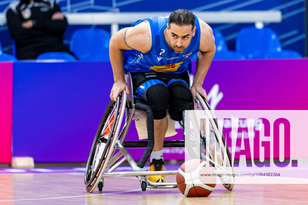 GER, Rollstuhlbasketball, Maenner Frauen, Saison 26 27, Funke Cup, Hauptrunde, Thuringia Bulls - Spinto Muensterland Vahid Gholamazad (Thuringia Bulls) 99189 Elxleben Fit-In Freizeitanlage Sporthal Thueringen Deutschland