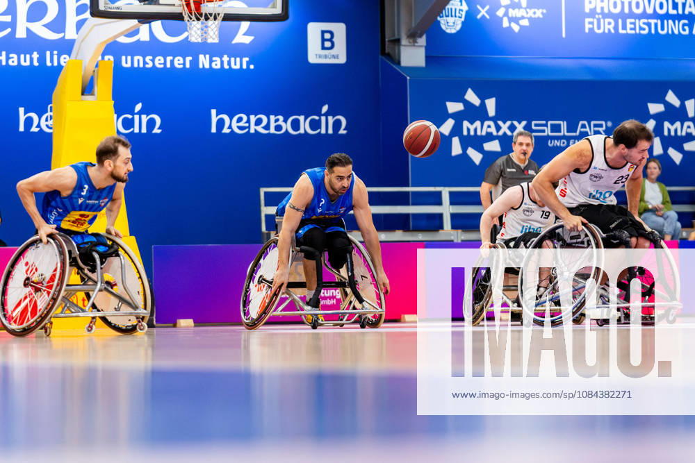 GER, Rollstuhlbasketball, Maenner Frauen, Saison 26 27, Funke Cup, Hauptrunde, Thuringia Bulls - Spinto Muensterland Vahid Gholamazad (Thuringia Bulls) 99189 Elxleben Fit-In Freizeitanlage Sporthal Thueringen Deutschland