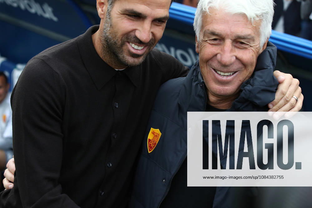IPA89547610 - October 11, 2026 Como vs. AS Roma (Serie A) Sports; Soccer; Matchday 6& xD;In the photo: Gasperini, Fabregas& xD;(Photo by Gino Mancini)