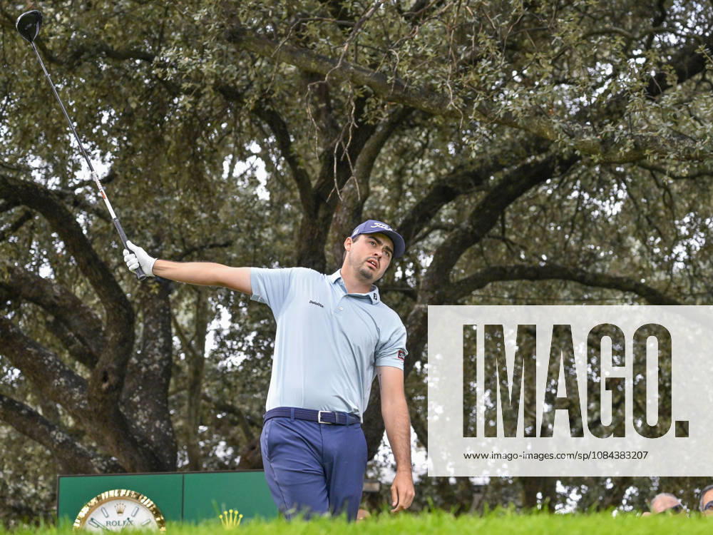 JACOB SKOV OLESEN of Denmark hits the ball off the tee during the Open de Espao±a presented by Madrid at Club de Campo Villa de Madrid on October 11, 2026 in Madrid, Spain. Open GOLF De Spain Presented By Madrid - 10.11.26 (Fourth Day) - ZUMAc312 20261011_zsp_c312_046