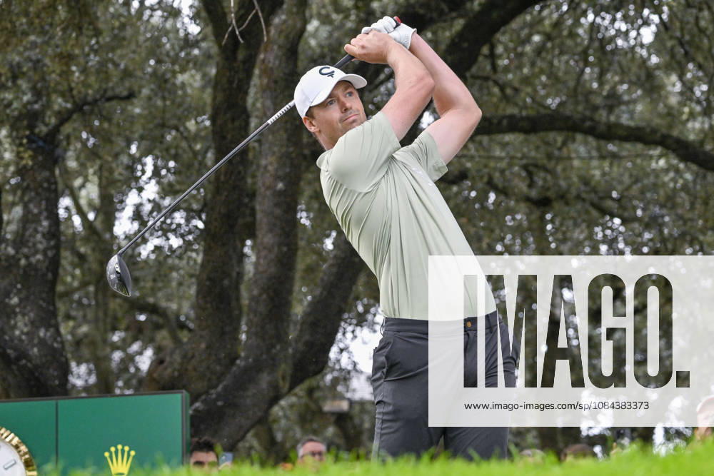 VICTOR PEREZ of France hits the ball off the tee during the Open de Espao±a presented by Madrid at Club de Campo Villa de Madrid on October 11, 2026 in Madrid, Spain. Open GOLF De Spain Presented By Madrid - 10.11.26 (Fourth Day) - ZUMAc312 20261011_zsp_c312_056