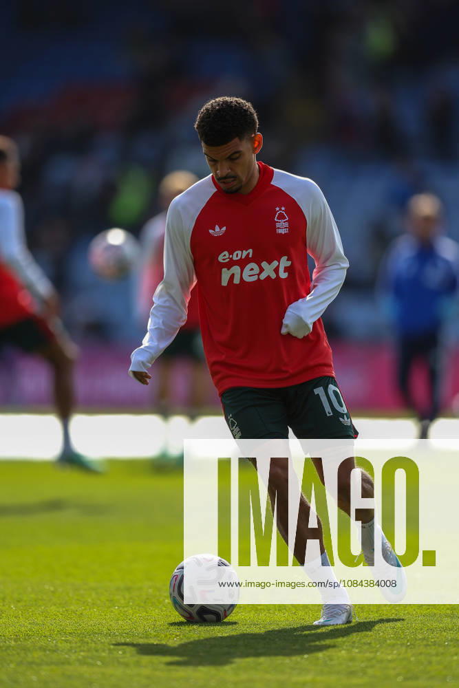 11th October 2026; Selhurst Park, London, England; Premier League Football, Crystal Palace versus Nottingham Forest; Morgan Gibbs-White of Nottingham Forest warms up ahead of kick-off KatiexChan