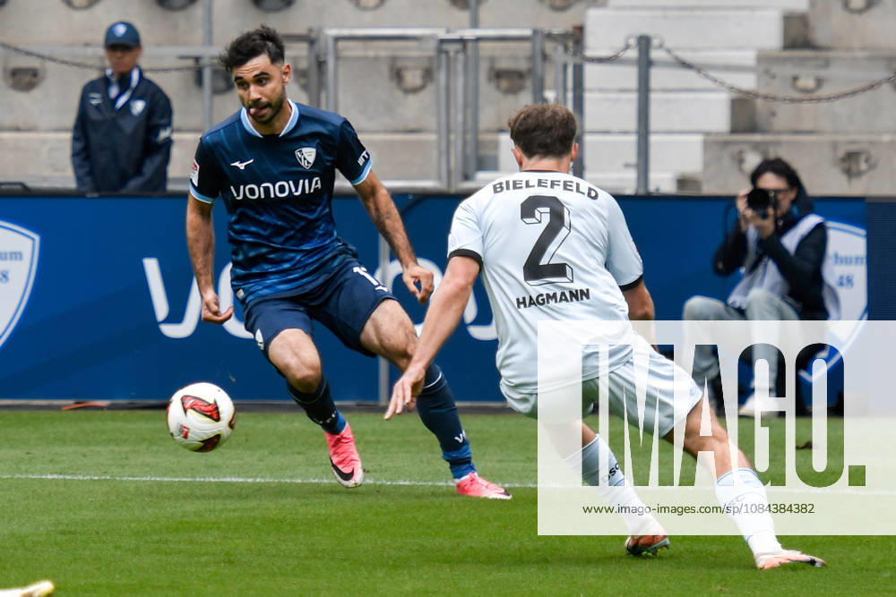 V. li. im Kampf um den Ball Maximilian Bauer (Bielefeld 5) Koji Miyoshi (Bochum 23) Jonas Kersken (Bielefeld 1) 11.10.2026 ¢ Fussball ¢ VfL Bochum vs DSC Arminia Bielefeld, Vonovia Ruhrstadion, Bochum, DFB DFL REGULATIONS PROHIBIT ANY USE OF PHOTOGRAPHS AS IMAGE SEQUENCES AND OR QUASI-VIDEO NRW Germany