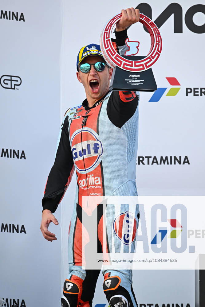 MOTO - MOTO GP - GRAND PRIX OF INDONESIA 2026 FERNANDEZ Raul (spa), Trackhouse MotoGP Team, Aprilia RS-GP26, podium, portrait during the 2026 MotoGP Pertamina Grand Prix of Indonesia on the Mandalika circuit from October 9 to 11, at West Nusa Tenggara, Indonesia - West Nusa TenggaraIndonesia