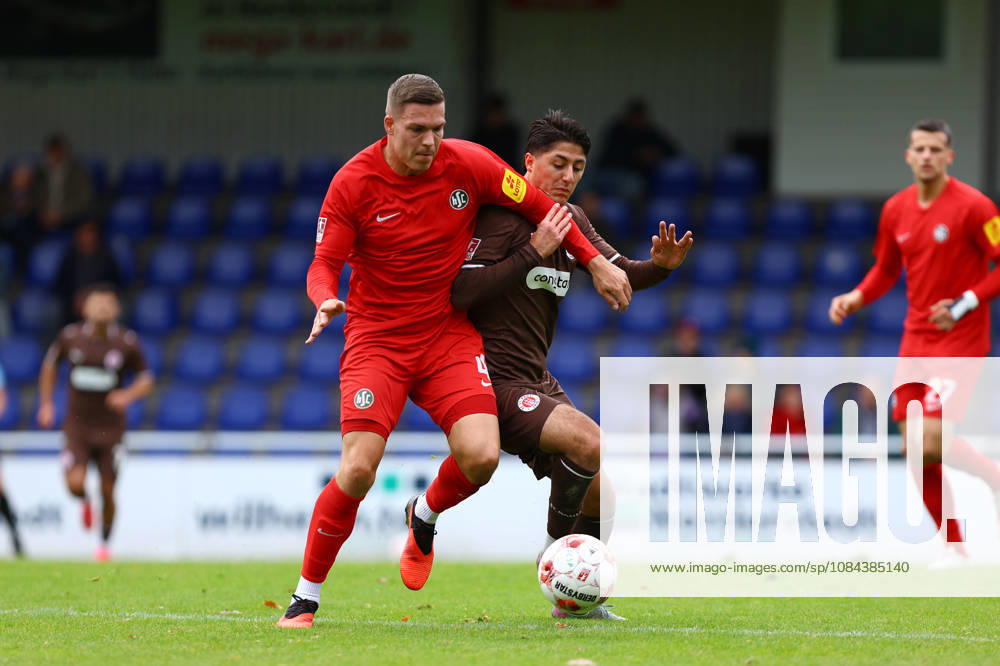 7 Haron Sabah (FC St. Pauli U23), 4 Fabian Weigel (HSC Hannover) Fußball I Herren I Regionalliga Nord I Saison 2026-2027 I 13. Spieltag I FC St. Pauli U23 - HSC Hannover I 11.10.2026 I Edmund-Plambeck-Stadion