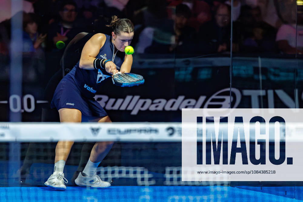 DÜSSELDORF, GERMANY - 11 OCTOBER 2026: Image shows Martina Calvo (ESP) during CUPRA Germany Premier Padel P2 2026 Day 8: Finals at CASTELLO Düsseldorf on 11 10 2026 in Düsseldorf, Germany. Germany