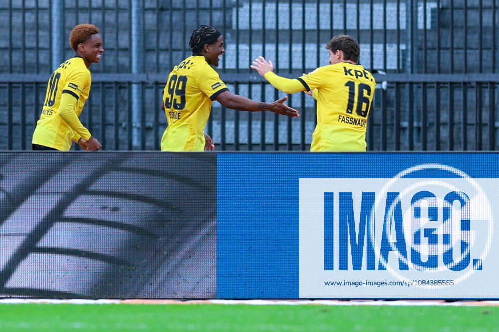 GC Zürich gegen BSC Young Boys Brack Super League 11. Oktober 2026 Torschütze zum 0:1 für YB, Samuel Essende (99, BSC Young Boys, Mitte), im Spiel der Brack Super League zwischen dem Grasshopper Club Zürich (GCZ) und dem BSC Young Boys (YB) am 11. Oktober 2026 im Stadion Letzigrund in Zürich, Schweiz. Zürich Stadion Letzigrund Zürich Schweiz