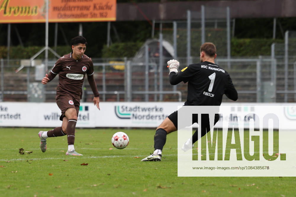 Fußball I Herren I Saison 2026 2027 I Regionalliga Nord I 13.Spieltag I FC St.Pauli II - HSC Hannover I 11.10.2026 Haron Sabah (7, FC St.Pauli II) Bastian Fielsch (1, HSC Hannover) Norderstedt Edmund Plambeck Stadion Schleswig-Holstein Deutschland