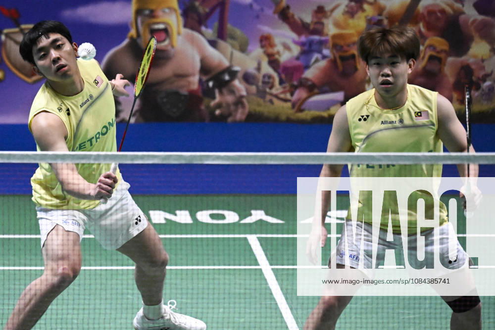 LKS 20261011 Aaron Tai (R) and Yap Roy King (L) of Malaysia during their men s doubles match against Tsai Fu Cheng and Lai Po Yu of Taiwan (not pictured) during the finals at the badminton Clash of Clans Arctic Open 2026 tournament in Vantaa, Finland, on October 11, 2026. - ANTTI AIMO-KOIVISTO Finland JhUJ0ojMmew