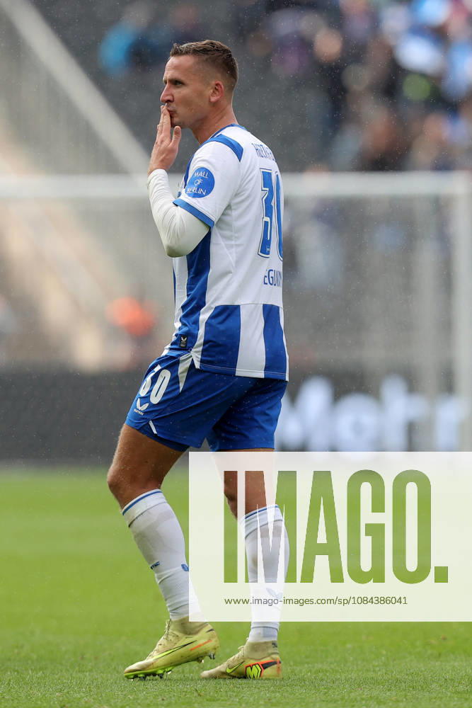 Fussball 2.Bundesliga, Hertha BSC Berlin - SpVgg Greuther Fuerth v.l. Torjubel nach dem Tor zum celebrating the goal celebrate 2:0 durch Paul Seguin (Hertha BSC Berlin) Berlin