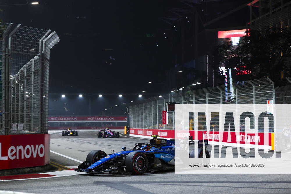 F1 - SINGAPORE GRAND PRIX 2026 55 SAINZ Carlos (spa), Williams Racing FW48, action during the 2026 Formula 1 Singapore Grand Prix, 17th round of the 2026 Formula One World Championship, WM, Weltmeisterschaft from October 9 to 11, 2026 on the Marina Bay Street Circuit, in Singapore, Singapore - SingaporeSingapore