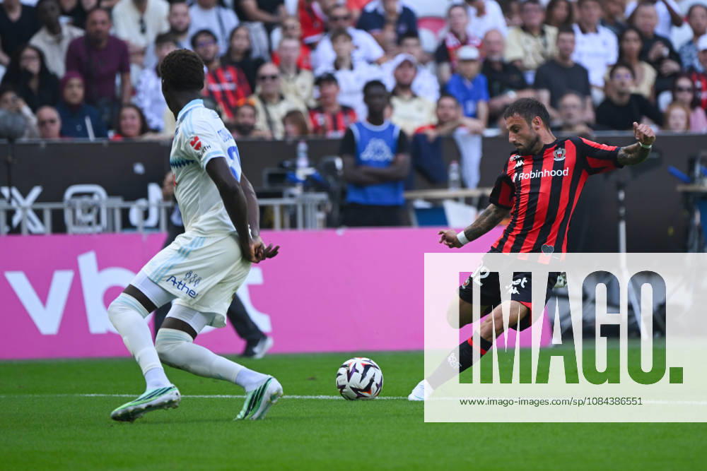 Jonathan Clauss (OGCN) - Ligue 1 McDonalds match between OGC Nice and Racing Club de Strasbourg Alsace on October 11, 2026 at the Allianz Riviera Stadium in Nice.