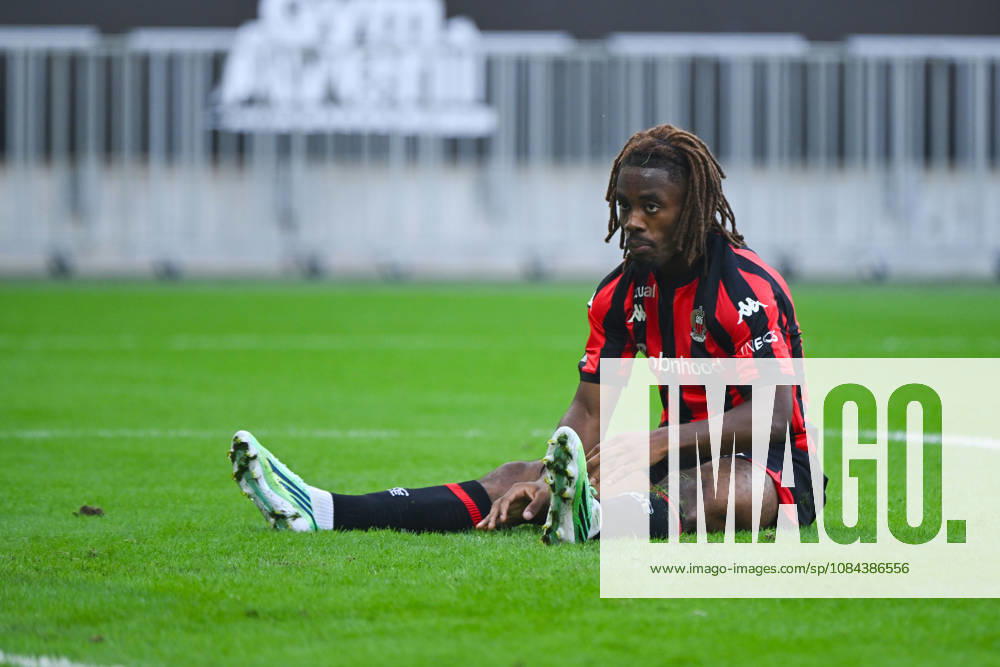 Elye Wahi (OGCN) - Ligue 1 McDonalds match between OGC Nice and Racing Club de Strasbourg Alsace on October 11, 2026 at the Allianz Riviera Stadium in Nice.