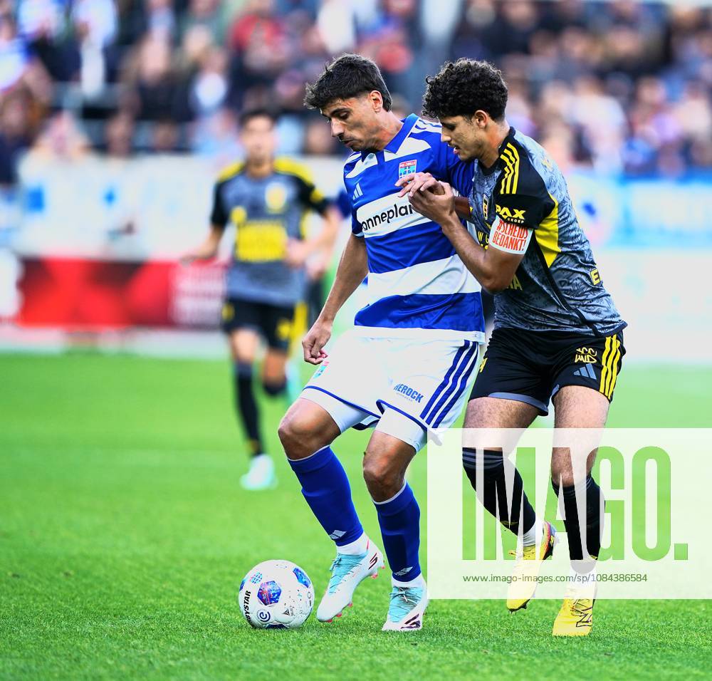 2026-10-11 VriendenLoterij Eredivisie: PEC Zwolle v SC Cambuur ZWOLLE, NETHERLANDS - OCTOBER 11: Koen Kostons of PEC Zwolle and Ismaël Baouf of SC Cambuur during the VriendenLoterij Eredivisie match between PEC Zwolle and SC Cambuur at Mac3Park Stadion on October 11, 2026 in Zwolle, Netherlands. Zwolle Mac3Park Stadion Netherlands Content not available for redistribution in The Netherlands directly or indirectly through any third parties.