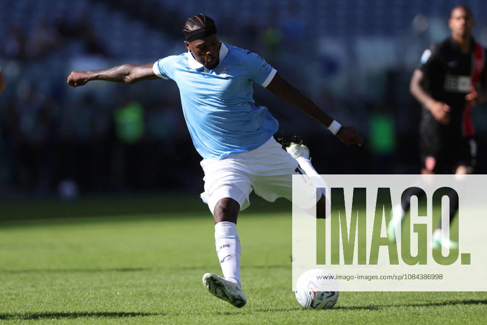 SOCCER - Serie A - SS Lazio vs. AC Monza Photo by IPA ABACAPRESS.COM89549573 - Rome, Italy — October 11, 2026: Nuno Albertino Varela Tavares (Defender) of Lazio scores a goal and celebrates with his teammates during the 2026–2027 Italian Serie A—Enilive Championship soccer match between SS Lazio and AC Monza at the Olympic Stadium in Rome. Rome Italy