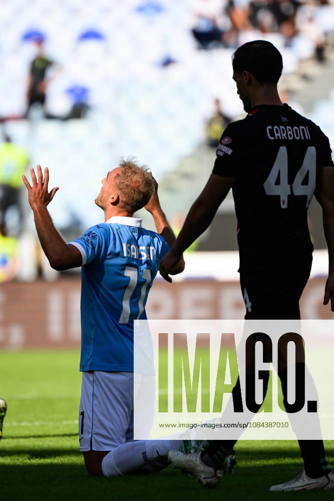 Gustav Isaksen of SS Lazio celebrates after scoring the goal of 2-0 during the Serie A 2026 2027 football match between SS Lazio and AC Monza at Stadio Olimpico in Rome (Italy), October 11, 2026. AndreaxStaccioli