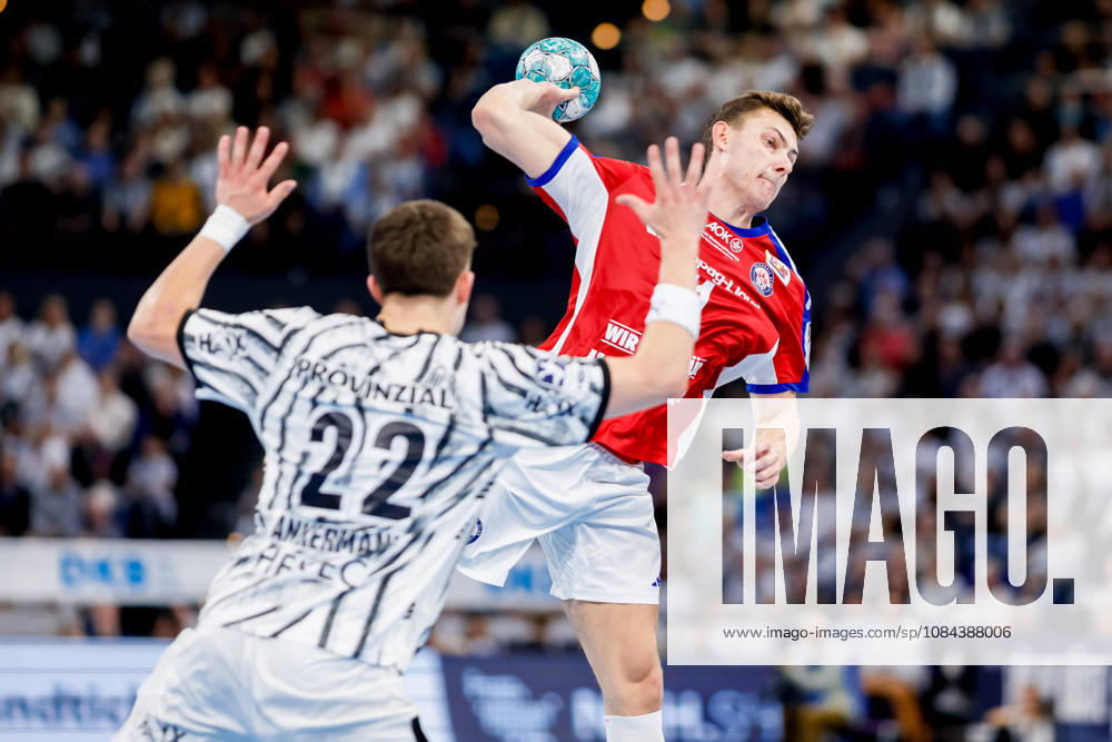 - Handball, 1. Bundesliga 2026 27, THW Kiel - Handball Club Hamburg: Rasmus Ankermann (THW Kiel, 22), Nicolaj Jörgensen (HC Hamburg, 11)