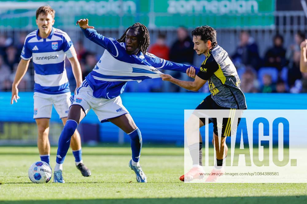, MAC3park stadion , season 2026 2027 , Dutch Eredivisie football , match between PEC Zwolle and SC Cambuur , picture shows PEC Zwolle player Ibrahim Cissoko, SC Cambuur player Jason Ceka PEC - Cambuur x208168308x